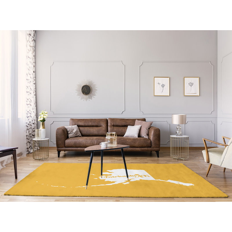 Tapis en poly-chenille fairbanks alaska, Rectangle 9 pi x 12 pi