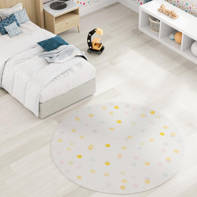 Tapis pour enfants, Rond 7 pi 10 po