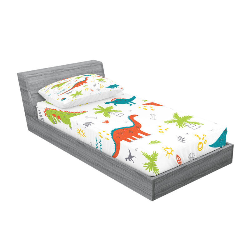 Multicolore ensemble de draps et taies décoratives Ambesonne, Ensemble de draps pour taille de lit simple TG ave