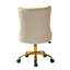 Chaise de travail en velours Jaudiel