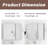 30" Rectangular Medicine Cabinet With Mirror