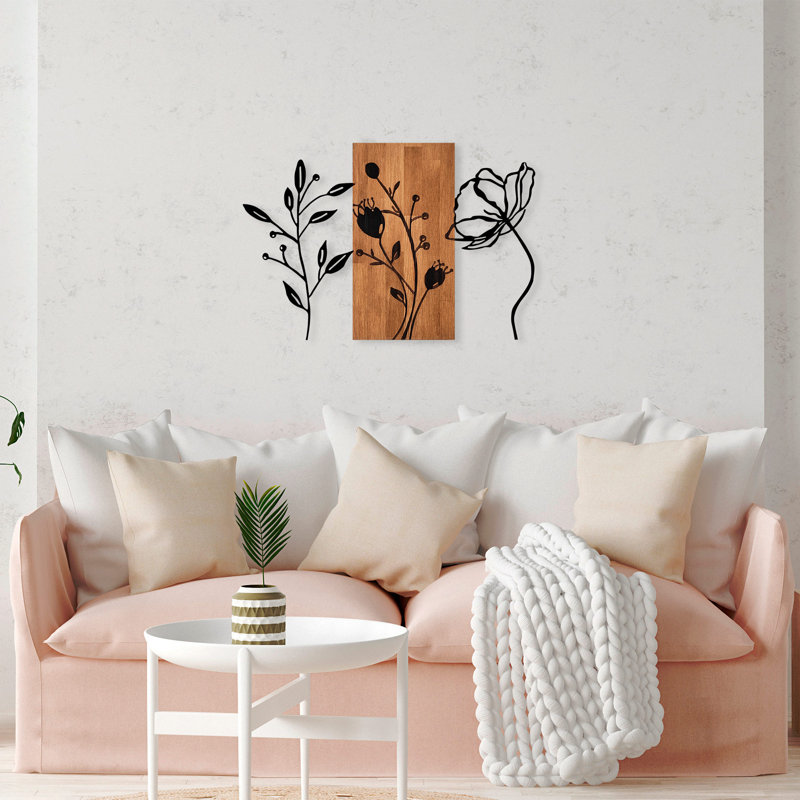 Décoration murale en bois