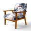 Chaise rembourrée River Forest - Fauteuil Summer Twilight Mist Woodland-437708097