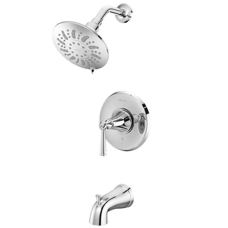Saxton Tub/Shower Trim Kit, Polished Chrome