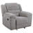 Rodden Chenille Upholstered Glider Recliner Chair Grey