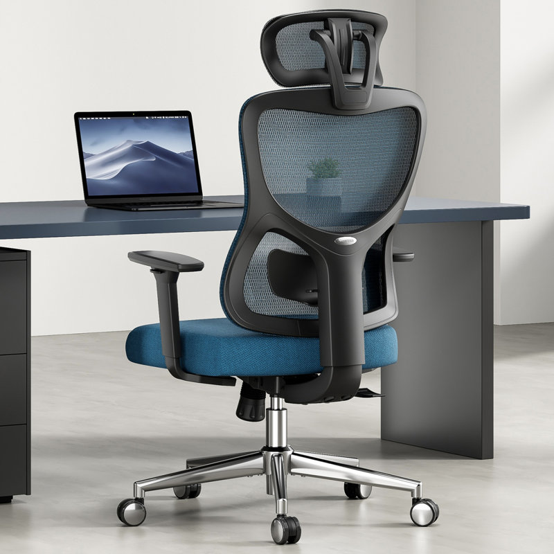 Ergonomic Mesh Office Chair with Adjustable Lumbar Support &Headrest, 3D Armrests, Reclining Function, Breathable Design
