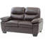Causeuse Glory Furniture Marta G674-L, brun foncé