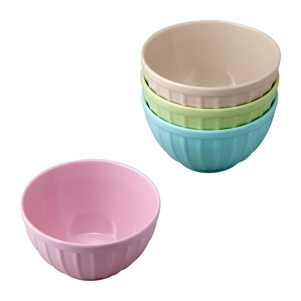 8 Sip-A-Bowl Set 14oz BPA Free Straw Bowls Sip Every Drop Cereal Ice Cream  Soup