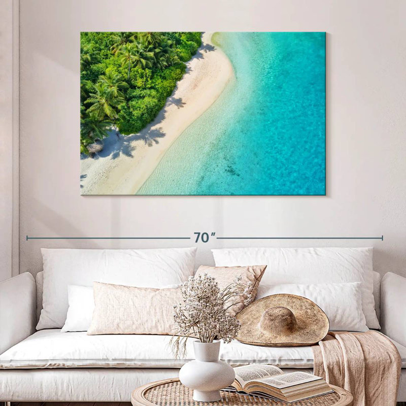 Île d'été Gillard Maldives, H 32 po x l 48 po