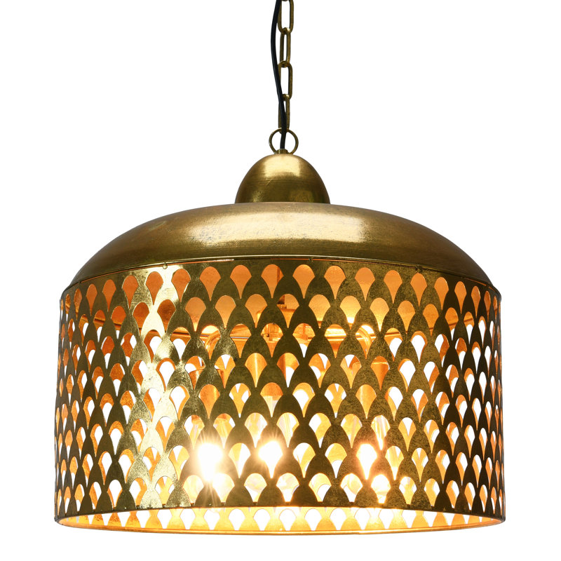 Metal Ceiling Light with Brushed