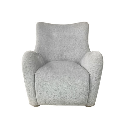 Fauteuil pivotant transitionnel couleur zinc, gris, 81 cm P x 84 cm L x 91 cm H, 33 kg, revêtement en tissu, design, H D