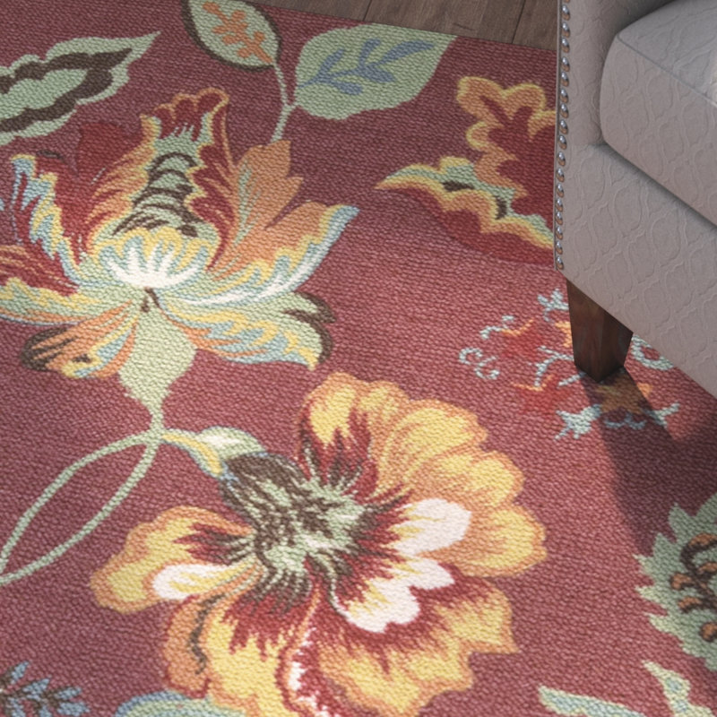 Shala Floral Indoor Rug, Rectangle 2'6" x 4'