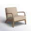 Fauteuil d'appoint de style Mid-Century Novak-49673912-88881714