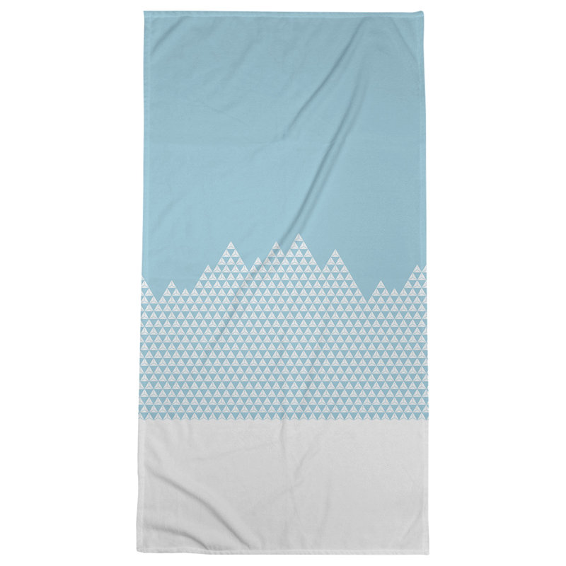 Serviette de bain Mountain, sarcelle
