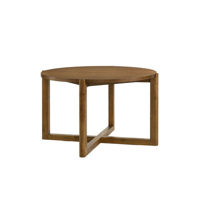 47" Mid-Century Dining Table Solid Wood Walnut