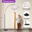 Lampe de lecture moderne à lampe sur pied avec télécommande et 4 températures de couleur