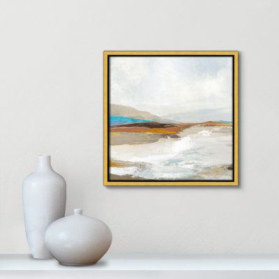 «Middle Sea Soft Sea I» par Allison Pearce, reproduction sur toile flottante