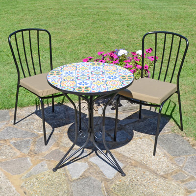 Alizeya Round 3 - Piece 60Cm L Outdoor Bistro Set