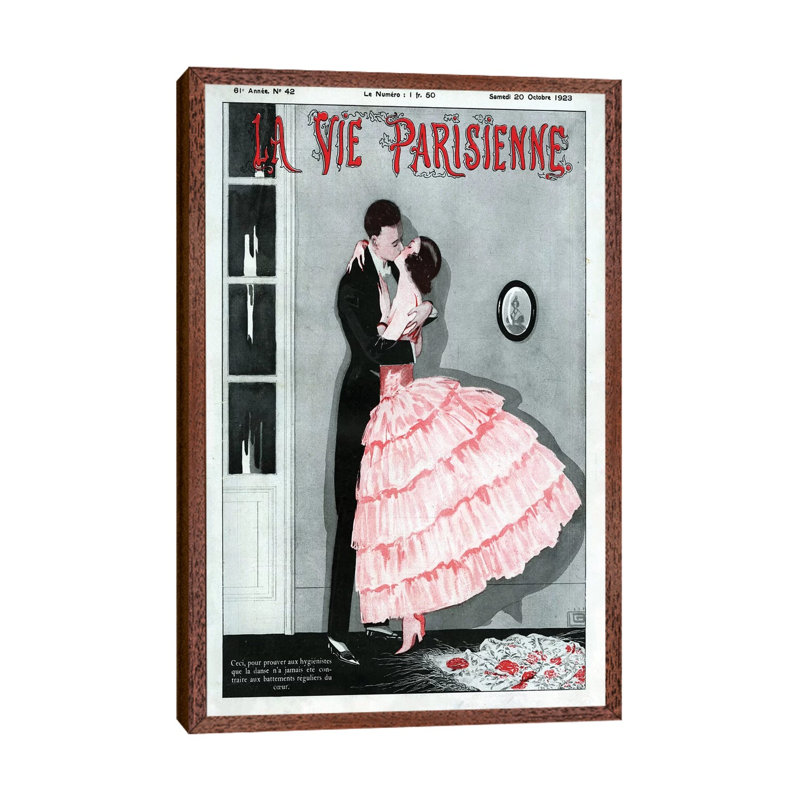 1923 La Vie Parisienne Magazine Cover by The Advertising Archives - Gallery-Wrapped Canvas Giclée on Canvas, Classic Wood