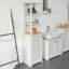 Gustina Freestanding Linen Cabinet