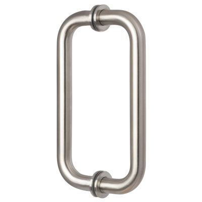 Shower Door Handle, C Shape, 2-Sided