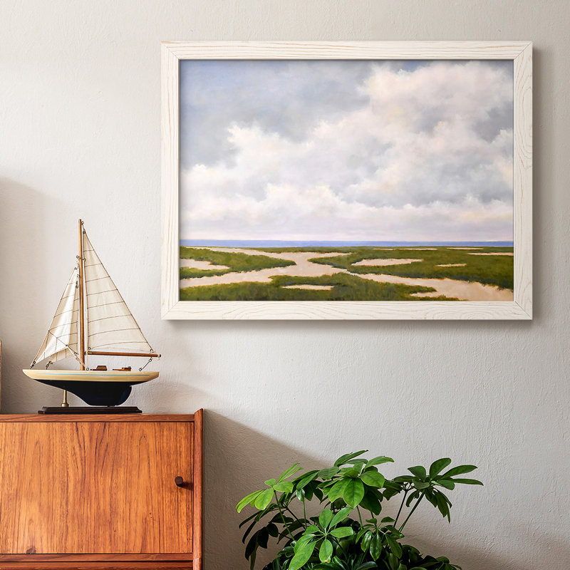 Beach Dunes, reproduction d'art sur toile, H 22 po x l 32 po, Blanc