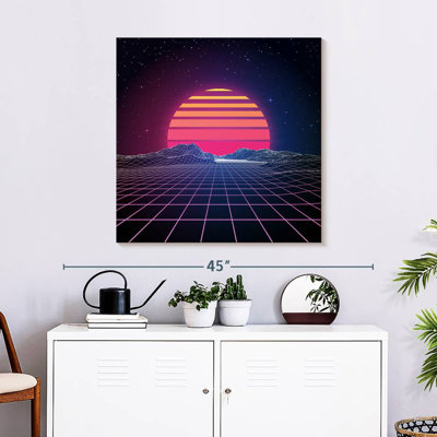 Kelan Retro 1980s Sunset