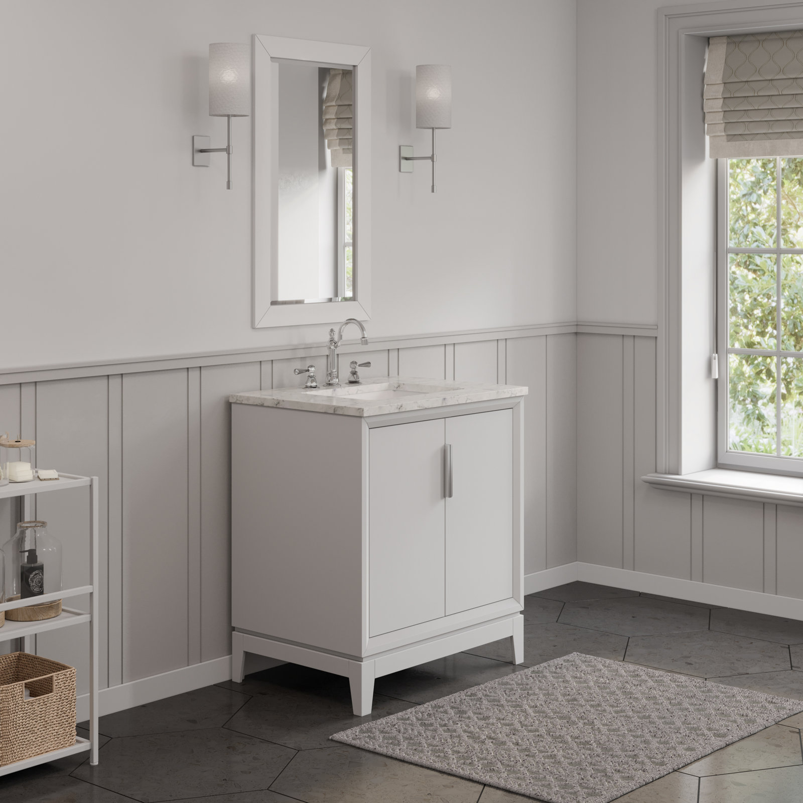 Belmar 30'' Single Bathroom Vanity, White
