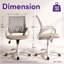 Chaise de bureau ergonomique en filet-119222772-127449466