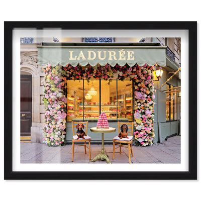 Sweet Symmetry Fashion Wall Decor Shadowbox Print by Notoriart