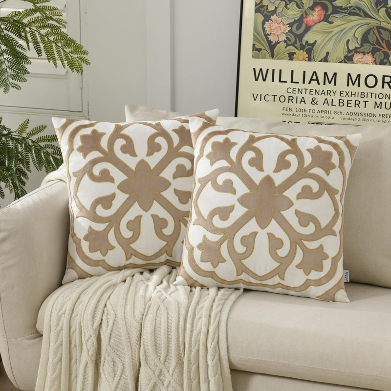 Throw Pillow, Beige