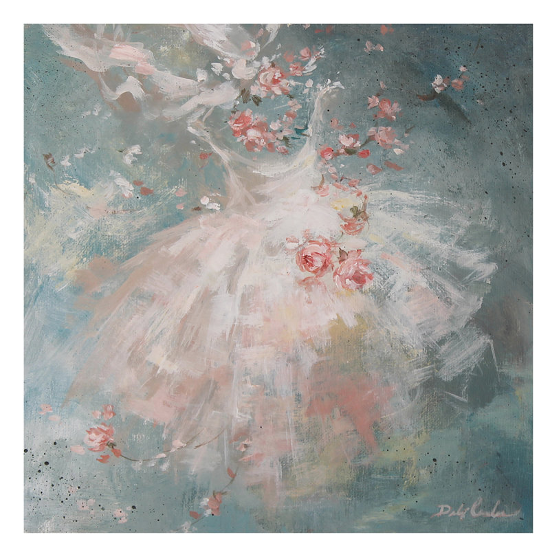 Whisper I by Debi Coules - Print on Canvas, 45.72 cm H x 45.72 cm W x 1.91 cm D, No Frame