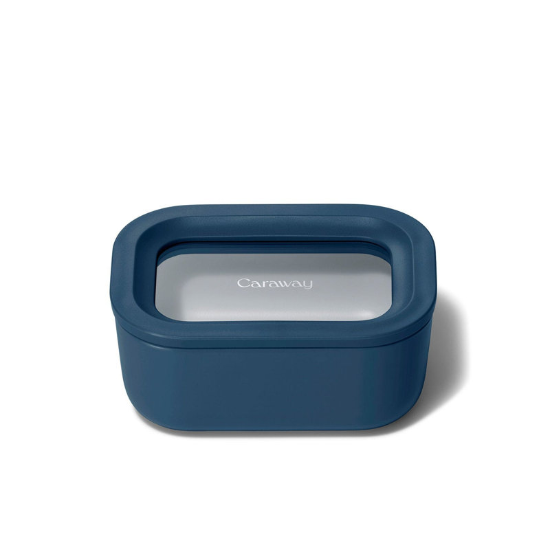  Mini Rectangle Container w/ Lid, Navy, Navy
