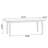 Sintered Stone tabletop Solid Wood Dining Table-637536179