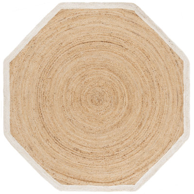 Natural Fiber Hand Woven Jute Pile Rug