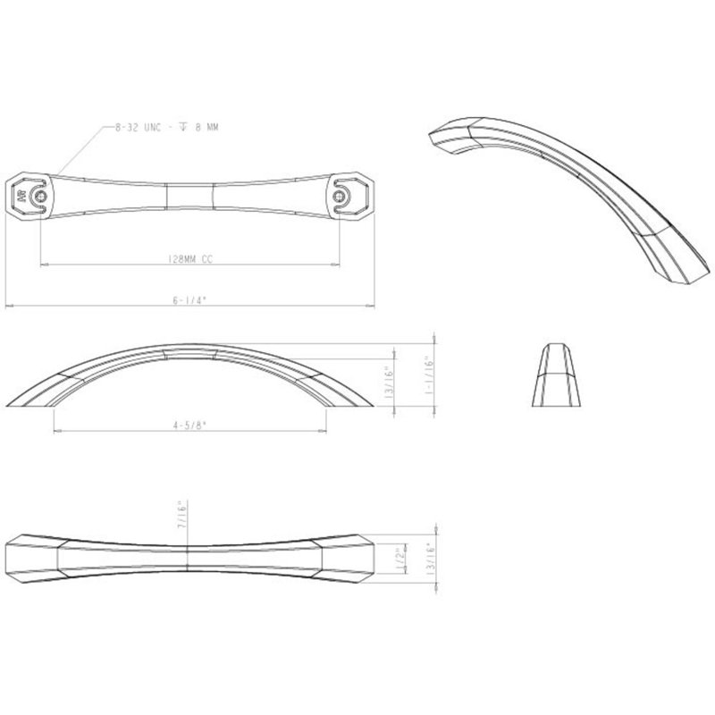 Wheeler Bar Pull, Satin Nickel, 5 1/16"
