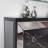 Catarcio 44'' W Antique Silver Electric Fireplace with 4700 BTU
