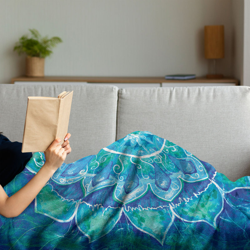 Hand Woven Throw Blanket, 70" x 90"