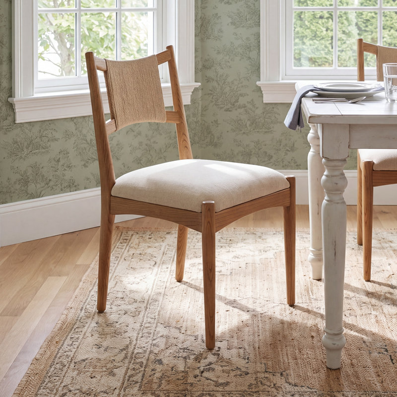 Blakes Woven Side Chair, Camel