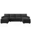 Canapé modulaire, canapé modulaire convertible, canapé en U avec deux chaises longues de rangement-695397898