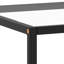 Table basse noire avec verre trempé 47,2 po x 23,6 po x 13,8 po-183099746-229463129