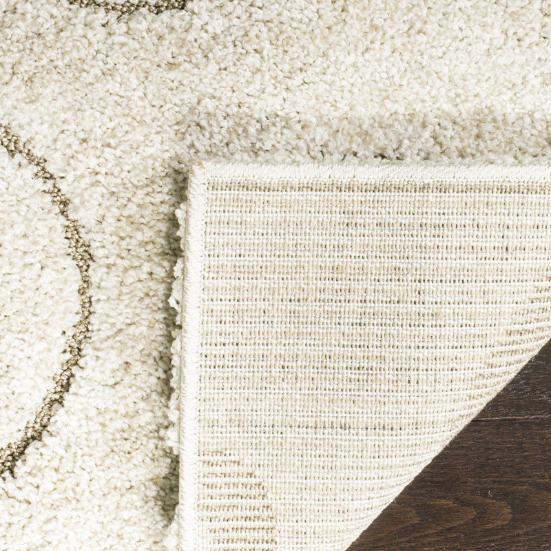 Benedetti Hooked Rug, Cream/Beige, Rectangle 69 x 122 cm