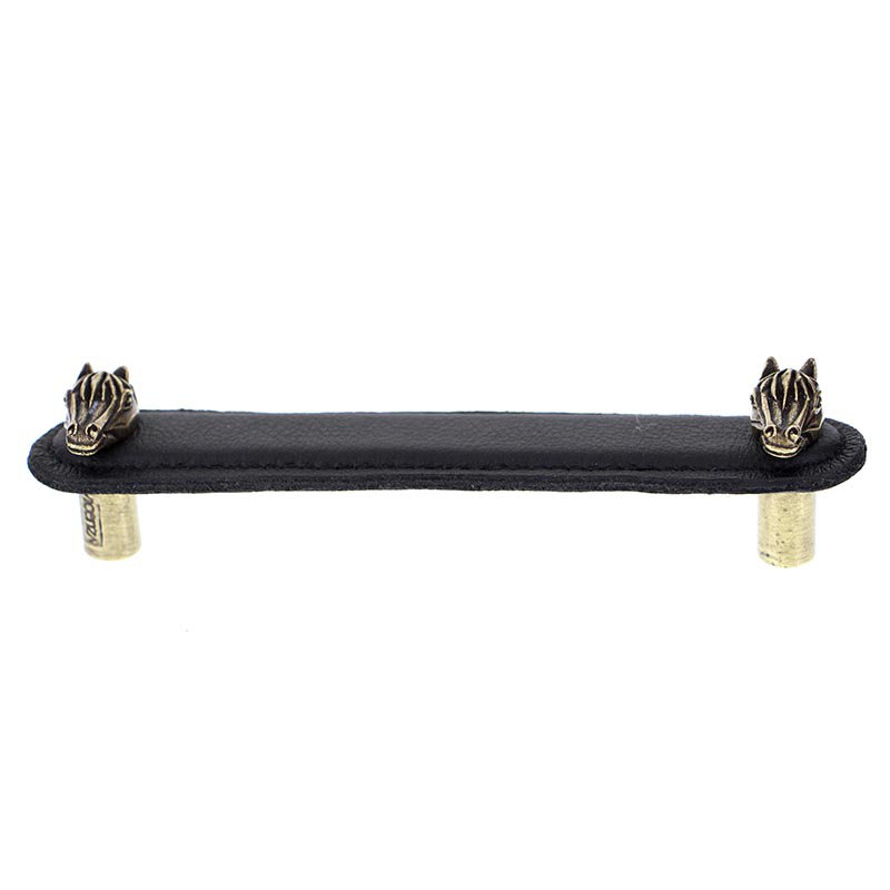 Equestre 3" Center to Center Bar Pull, 5", Antique Silver