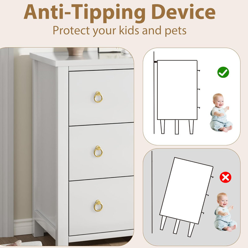 Commodes blanches 