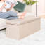 Banc de rangement avec repose-pieds pliant-789497720