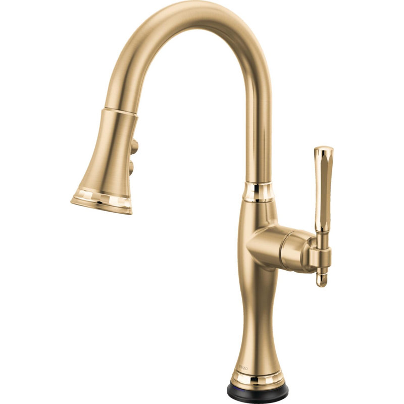 SmartTouch© Pull-Down Prep Kitchen Faucet, Luxe Gold / Polished Gold