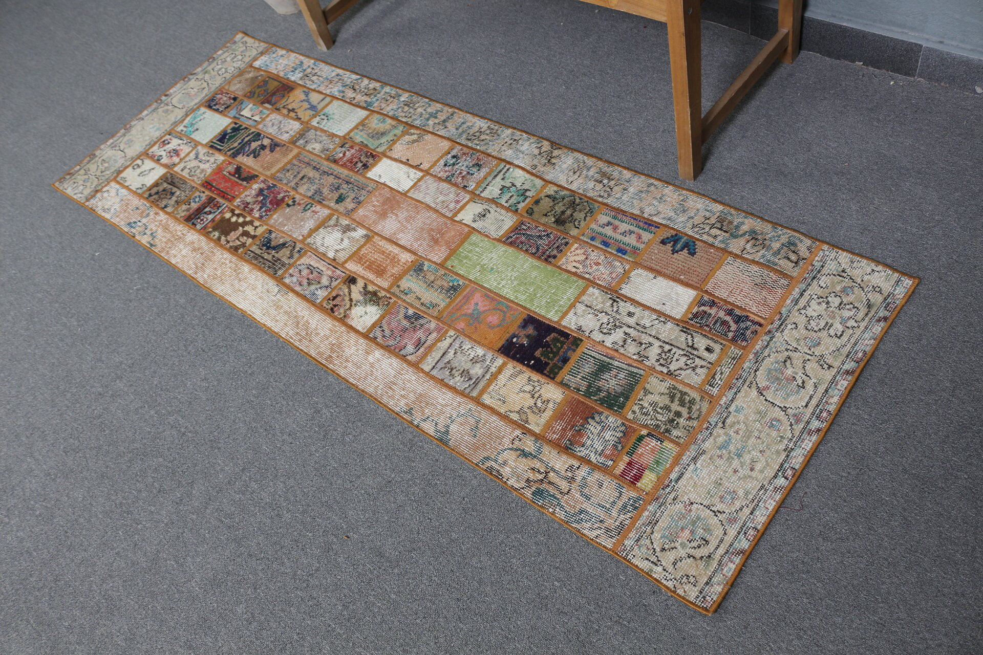 Turkish Patchwork Rugs Bungalow Rose Handwoven Turkish Patchwork Rug Vintage Design Offers ...