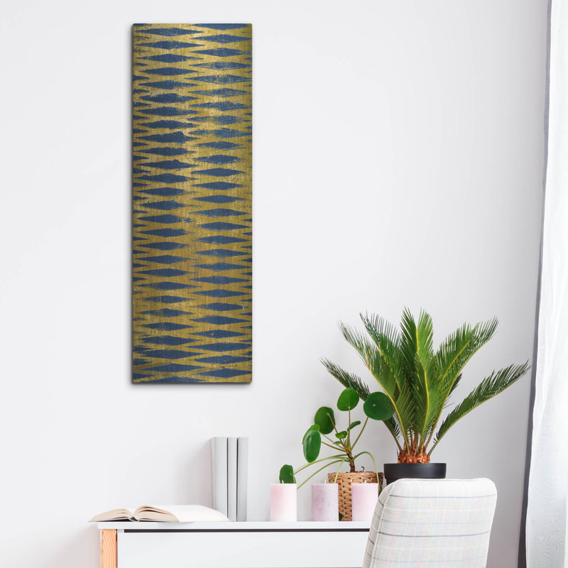  «Juxtapose 2 panneau 4» par Cheryl Warrick, art mural en métal, 12 po x 36 po, H 36 po x l 12 po