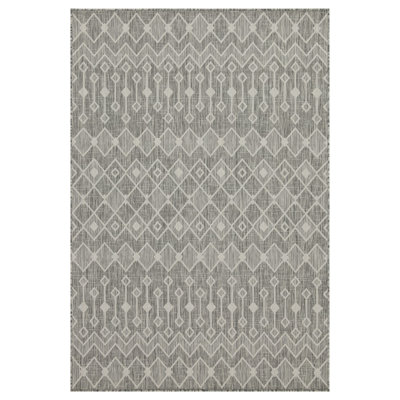Sunshine GC_HAR2021 Silver 5 Ft. 3 In. X 7 Ft. 3 In. Indoor/Outdoor Area Rug