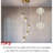 5-light Modern Globe Pendant Chandelier With Glass Shades For Stairwell Or Entryway-42476229-42476231